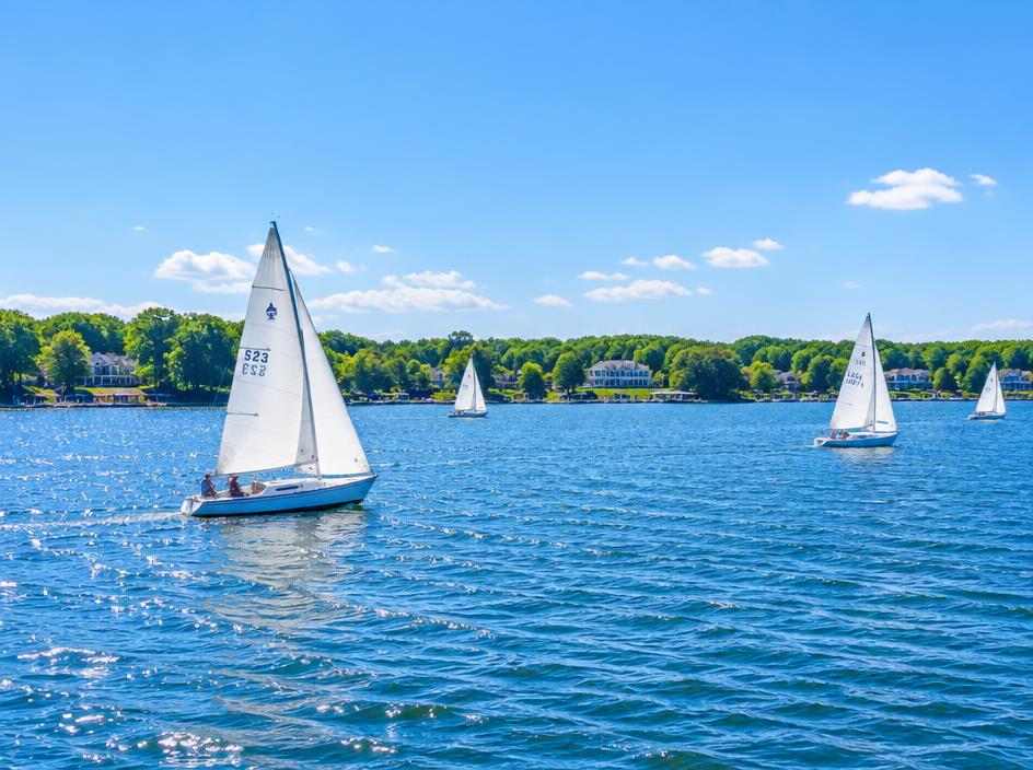 Sailboats on Lake Minnetonka