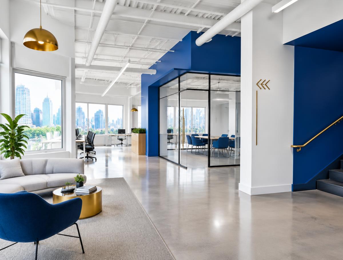 Freshly painted Minneapolis office